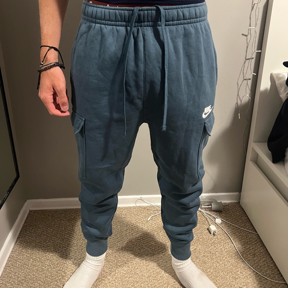 Teal/blue Nike Sweatpants